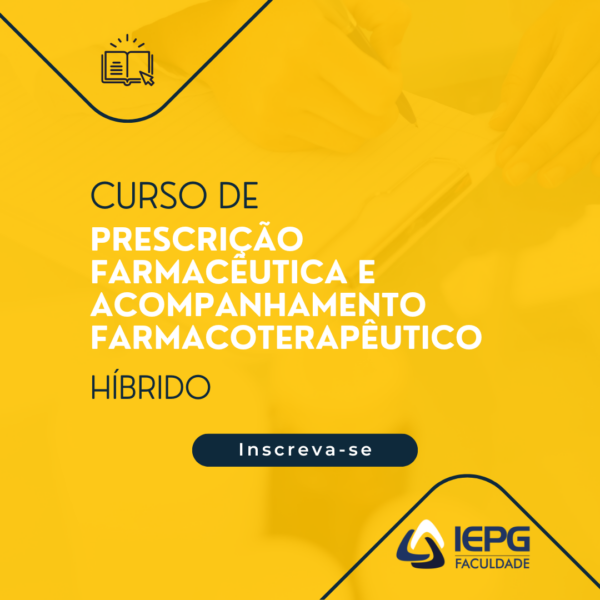 Curso de Prescrição farmacêutica e Acompanhamento farmacoterapêutico (Híbrido) - 16, 17 e 18/05/2025