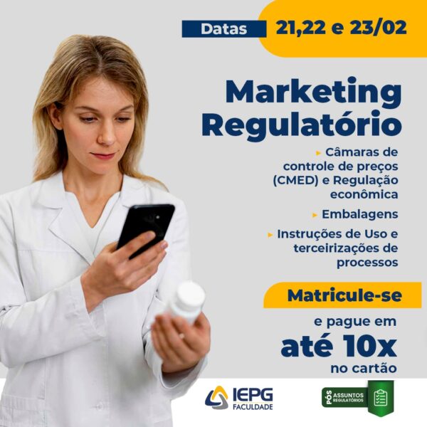 Curso de Marketing Regulatórios (Remoto)