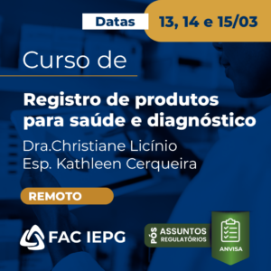 Curso de Registro de Produtos (Remoto)
