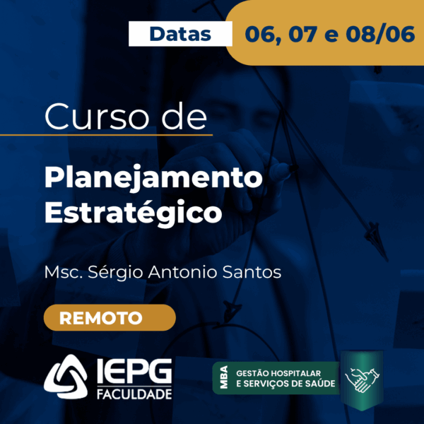Curso de Planejamento Estratégico, Orçamentário e Financeiro na área da Saúde (Remoto)
