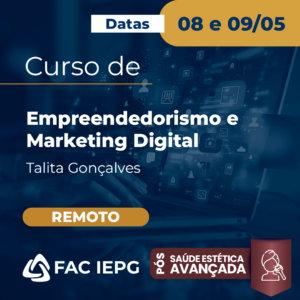 Curso de Empreendedorismo e Marketing Digital - Remoto